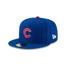 Load image into Gallery viewer, Chicago Cubs New Era MLB 59FIFTY 5950 Fitted Cap Hat Royal Blue Crown/Visor Red/White Logo
