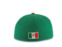 Load image into Gallery viewer, Mexico New Era WBC 59FIFTY 5950 Fitted Cap Hat Green Crown Red Visor White/Red/Black Logo
