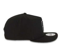 Load image into Gallery viewer, San Diego Padres New Era MLB 9FIFTY 950 Snapback A-Frame Cap Hat Black Crown/Visor Black/White Logo Green UV
