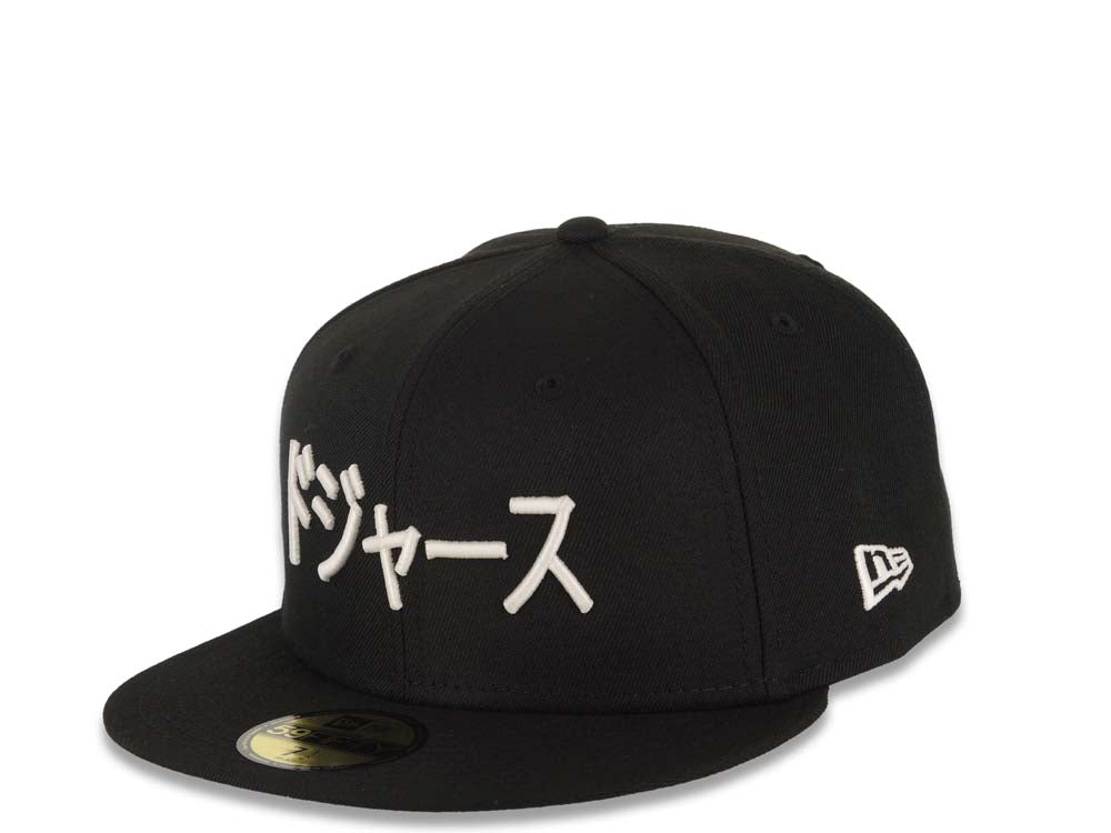 Los Angeles Dodgers New Era MLB 59FIFTY 5950 Fitted Cap Hat Black