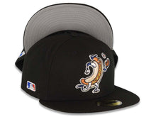 Load image into Gallery viewer, Los Angeles Dodgers New Era MLB 59FIFTY 5950 Fitted Cap Hat COLOR1 Crown/Visor COLOR2 Logo Batterman Batty Side Patch
