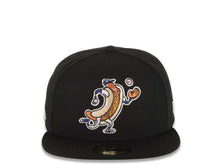 Load image into Gallery viewer, Los Angeles Dodgers New Era MLB 59FIFTY 5950 Fitted Cap Hat COLOR1 Crown/Visor COLOR2 Logo Batterman Batty Side Patch
