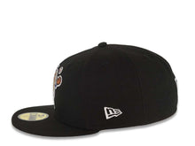 Load image into Gallery viewer, Los Angeles Dodgers New Era MLB 59FIFTY 5950 Fitted Cap Hat COLOR1 Crown/Visor COLOR2 Logo Batterman Batty Side Patch
