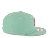 Load image into Gallery viewer, (City Connect Color) San Diego Padres New Era MLB 9FIFTY 950 Snapback Cap Hat Light Teal Crown/Visor Magenta Gray UV
