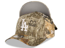 Load image into Gallery viewer, Los Angeles Dodgers New Era MLB 9FORTY 940 Adjustable A-Frame Cap Hat Real Tree Edge Camo Crown/Visor White Logo Gray UV
