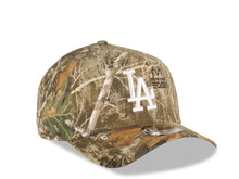 Load image into Gallery viewer, Los Angeles Dodgers New Era MLB 9FORTY 940 Adjustable A-Frame Cap Hat Real Tree Edge Camo Crown/Visor White Logo Gray UV
