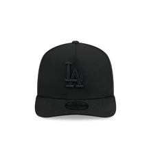 Load image into Gallery viewer, Los Angeles Dodgers New Era MLB 9FIFTY 950 Snapback A-Frame Cap Hat Black Crown/Visor Black Logo
