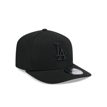 Load image into Gallery viewer, Los Angeles Dodgers New Era MLB 9FIFTY 950 Snapback A-Frame Cap Hat Black Crown/Visor Black Logo
