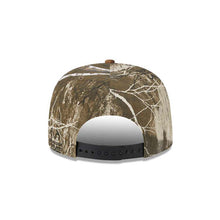 Load image into Gallery viewer, San Diego Padres New Era MLB 9FIFTY 950 A-Frame Snapback Cap Hat Real Tree Edge Camo Crown/Visor Yellow Logo Gray UV
