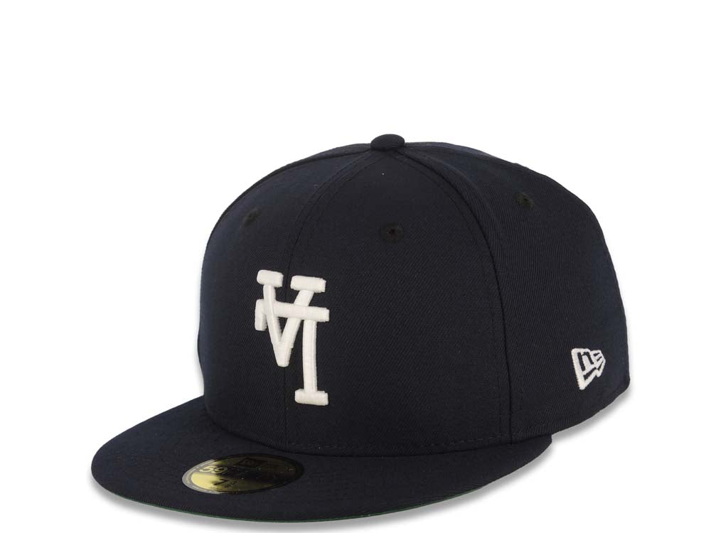 Los Angeles Dodgers New Era MLB 59FIFTY 5950 Fitted Cap Hat Navy