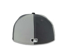 Load image into Gallery viewer, Los Angeles Dodgers New Era MLB 59FIFTY 5950 Fitted Cap Hat Dark Gray/Gray Alternating Panel Crown Black Visor Black Logo 9x World Series Champions 

