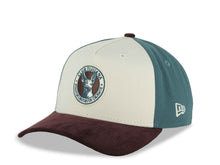 Load image into Gallery viewer, (Corduroy) Xolos de Tijuana New Era Liga MX 9FORTY 940 Adjustable A-Frame Cap Cream/Teal Crown Maroon Visor Teal/Maroon Logo Club Tijuana Side Patch
