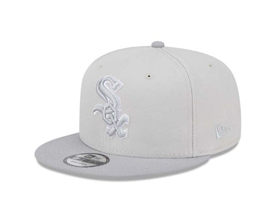 Chicago White Sox New Era MLB 9FIFTY 950 Snapback Cap Hat Stone Crown Gray Visor Gray/White Logo Gray UV (Color Pack)