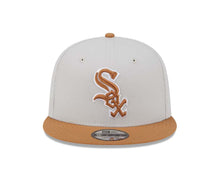 Load image into Gallery viewer, Chicago White Sox New Era MLB 9FIFTY 950 Snapback Cap Hat Stone Crown Light Brown Visor Light Brown/White Logo Gray UV (Color Pack)
