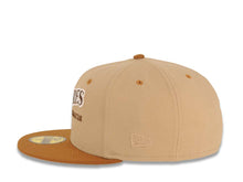 Load image into Gallery viewer, San Diego Padres New Era MLB 59FIFTY 5950 Fitted Cap Hat Khaki Crown Brown Visor Brown/White Baseball Club Logo Petco Park 20 Years Side Patch Gray UV
