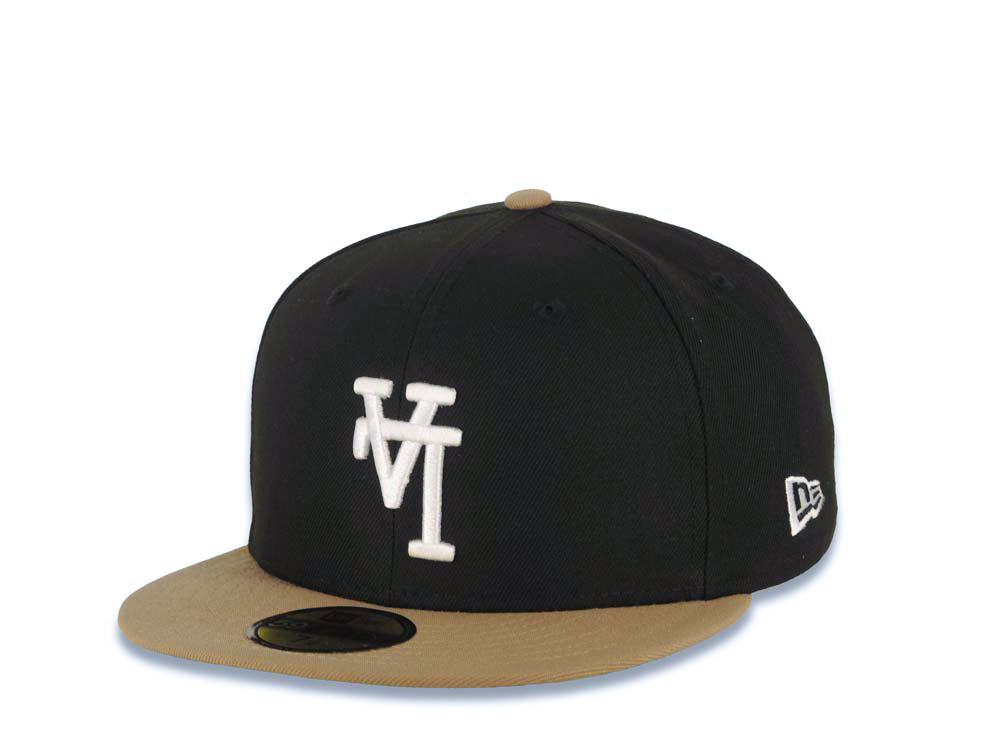 Los Angeles Dodgers New Era MLB 59FIFTY 5950 Fitted Cap Hat Black