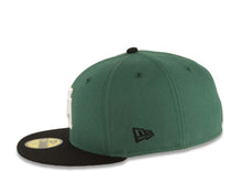 Load image into Gallery viewer, Los Angeles Dodgers New Era MLB 59FIFTY 5950 Fitted Cap Hat Green Crown Black Visor White Upside Down Logo 60th Anniversary Side Patch
