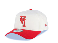 Load image into Gallery viewer, Los Angeles Dodgers New Era MLB 9FORTY 940 Adjustable Cap Hat Cream Crown Red Visor Metallic Red Upside Down Logo 100 Anniversary Side Patch Gray UV

