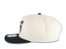 Load image into Gallery viewer, Los Angeles Dodgers New Era MLB 9FIFTY 950 Snapback A-Frame Cap Hat Cream Crown Black Visor Black/Red/Blue Shohei Ohtani Logo With LA Side Patch
