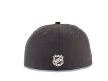 Load image into Gallery viewer, Los Angeles Kings New Era NHL 59FIFTY 5950 Fitted Cap Hat Dark Gray Crown Black Visor White Script Logo 2x Champions Side Patch

