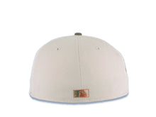 Load image into Gallery viewer, San Diego Padres New Era MLB 59FIFTY 5950 Fitted Cap Hat Stone Crown Olive Green Visor Green/Brown Swinging Friar Logo 1992 All-Star Game Side Patch

