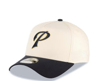 Load image into Gallery viewer, San Diego Padres New Era MLB 9FORTY 940 Adjustable A-Frame Cap Hat Cream Crown Navy Blue Visor Navy/Metallic Gold P Logo 40th Anniversary Side Patch
