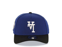 Load image into Gallery viewer, Los Angeles Dodgers New Era MLB 9FORTY 940 Adjustable A-Frame Cap Hat Royal Blue Crown Black Visor White Upside Down Logo 40th Anniversary Stadium Side Patch

