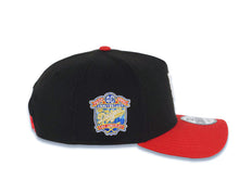 Load image into Gallery viewer, Los Angeles Dodgers New Era MLB 9FORTY 940 Adjustable A-Frame Cap Hat Black Crown Red Visor White Upside Down Logo 40th Anniversary Side Patch
