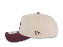 Load image into Gallery viewer, San Diego Padres New Era MLB 9FORTY 940 Adjustable A-Frame Cap Hat Stone Crown Maroon Visor Maroon Logo 25th Anniversary Side Patch
