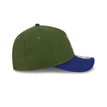 Load image into Gallery viewer, Los Angeles Dodgers New Era MLB 9FORTY 940 M-Crown Adjustable A-Frame Cap Hat Dark GreenCrown Royal Blue Visor Yellow/White Star Logo
