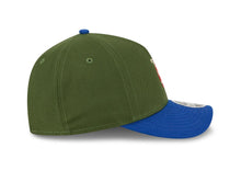 Load image into Gallery viewer, New York Mets New Era MLB 9FORTY 940 M-Crown Adjustable A-Frame Cap Hat Dark Green Crown Royal Blue Visor White with Apple Logo
