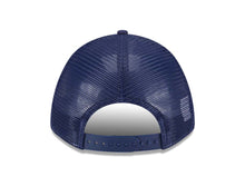 Load image into Gallery viewer, San Diego Padres New Era MLB 9FORTY 940 Adjustable A-Frame Trucker Mesh Cap Hat White/Navy Crown Navy Blue Visor Navy Blue Logo (Color Pack)
