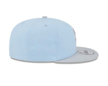 Load image into Gallery viewer, San Diego Padres New Era MLB 9FIFTY 950 Snapback Cap Hat Light Blue Crown Gray Visor Dark Gray/Gray Logo (2-Tone Color Pack)

