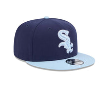 Load image into Gallery viewer, Chicago White Sox New Era MLB 9FIFTY 950 Snapback Cap Hat Navy Blue Crown Light Blue Visor Light Blue/White Logo (2-Tone Color Pack)
