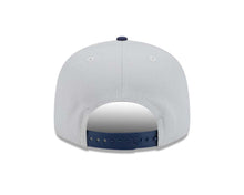 Load image into Gallery viewer, Los Angeles Dodgers New Era MLB 9FIFTY 950 Snapback Cap Hat Gray Crown Navy Blue Visor Navy Blue/White Logo (2-Tone Color Pack)
