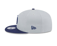 Load image into Gallery viewer, San Diego Padres New Era MLB 9FIFTY 950 Snapback Cap Hat Gray Crown Navy Blue Visor Navy Blue/White Logo (2Tone Color Pack)
