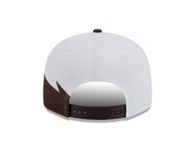 Load image into Gallery viewer, San Diego Padres New Era MLB 9FIFTY 950 Snapback Jagged Cap Hat White/Brown Crown Brown Visor Brown/White Logo
