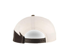 Load image into Gallery viewer, San Diego Padres New Era MLB 9FIFTY 950 Snapback Jagged Cap Hat White/Brown Crown Brown Visor Yellow/Brown Logo
