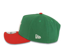 Load image into Gallery viewer, New York Yankees New Era MLB 9FORTY 940 Adjustable A-Frame Cap Hat Green Crown Red Visor White Logo 2024 World Series Side Patch
