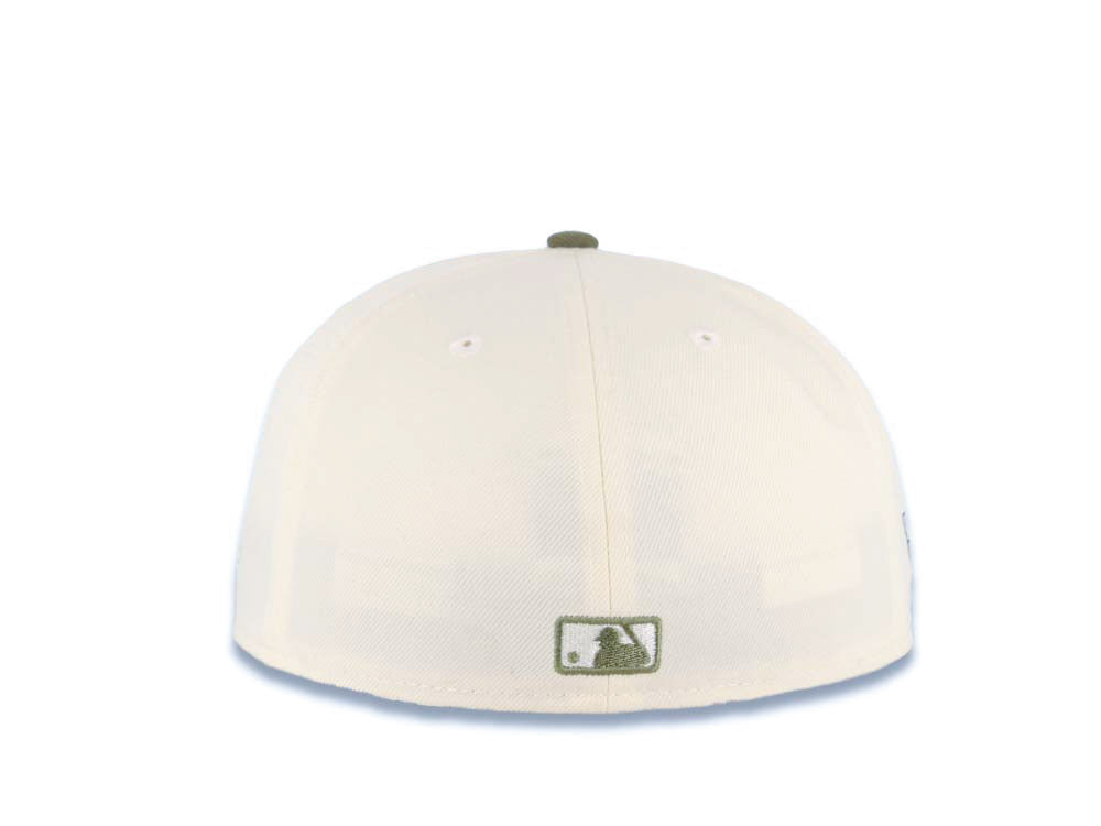 Los Angeles Dodgers New Era MLB 59FIFTY 5950 Fitted Cap Hat Cream