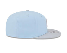 Load image into Gallery viewer, New York Yankees New Era MLB 9FIFTY 950 Snapback Cap Hat Light Blue Crown Gray Visor Dark Gray/White Logo (2-Tone Color Pack)
