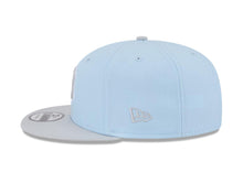 Load image into Gallery viewer, New York Yankees New Era MLB 9FIFTY 950 Snapback Cap Hat Light Blue Crown Gray Visor Dark Gray/White Logo (2-Tone Color Pack)
