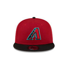 Load image into Gallery viewer, Arizona Diamondbacks New Era MLB 9FIFTY 950 Snapback Cap Hat Cardinal Crown Black Visor Team Color Logo
