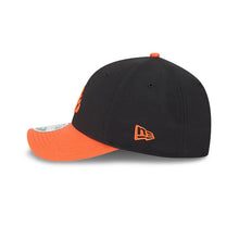 Load image into Gallery viewer, Baltimore Orioles New Era MLB 9FORTY 940 Adjustable M-Crown Cap Hat Black Crown Orange Visor Orange Logo (Player Replica)
