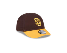 Load image into Gallery viewer, (Infant) San Diego Padres New Era MLB 9TWENTY 920 Adjustable Cap Hat Brown Crown Yellow Visor Yellow Logo (My 1st First)
