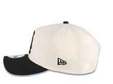 Load image into Gallery viewer, Chicago White Sox New Era MLB 9FORTY 940 Adjustable A-Frame Cap Hat Cream Crown Black Visor Black Logo 2005 World Series Side Patch

