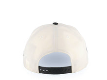 Load image into Gallery viewer, San Diego Padres New Era MLB 9FORTY 940 Adjustable A-Frame Cap Hat Cream Crown Black Visor Black Logo 25th Anniversary Side Patch Gray UV
