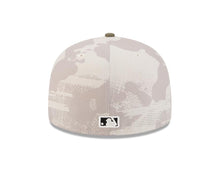 Load image into Gallery viewer, Houston Astros New Era MLB 59FIFTY 5950 Fitted Cap Hat White Camo Crown Olive Green Visor White/B;acl Logo (2025 Armed Forces Day)
