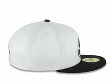 Load image into Gallery viewer, Stockton Ports New Era MiLB 59FIFTY 5950 Fitted Cap Hat White Crown Black Visor Black/Dark Gray Logo Black UV
