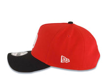 Load image into Gallery viewer, San Diego Padres New Era MLB 9FORTY 940 Adjustable A-Frame Cap Hat Red Crown Black Visor White Logo 20th Anniversary Petco Park Side Patch
